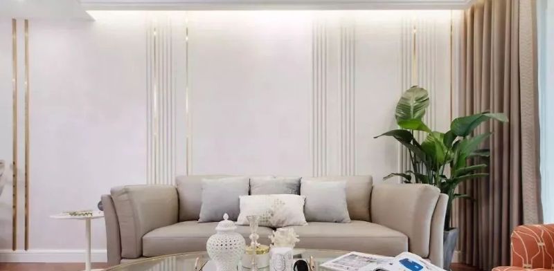 80㎡美式风新房：玄关铜质元素亮眼，轻奢浪漫感贯穿全屋 - 家居知识