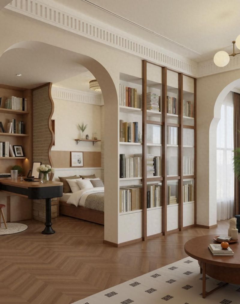 书房卧室二合一？中古风教你玩转空间PUA！