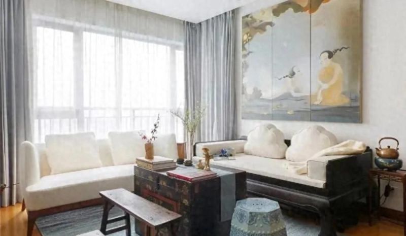 80㎡新中式小户型设计，颜值与实用并存，惊艳全屋装修