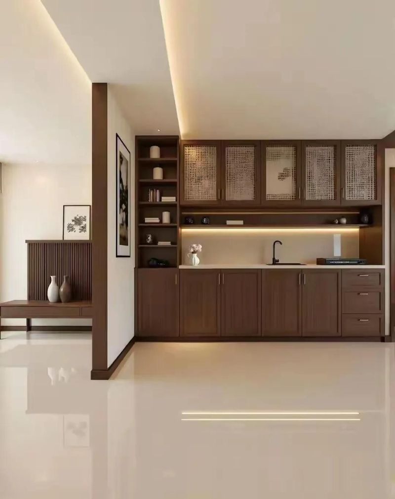 才完成硬装，软装还没进场，这个新中式就美的不得了 - 家居知识