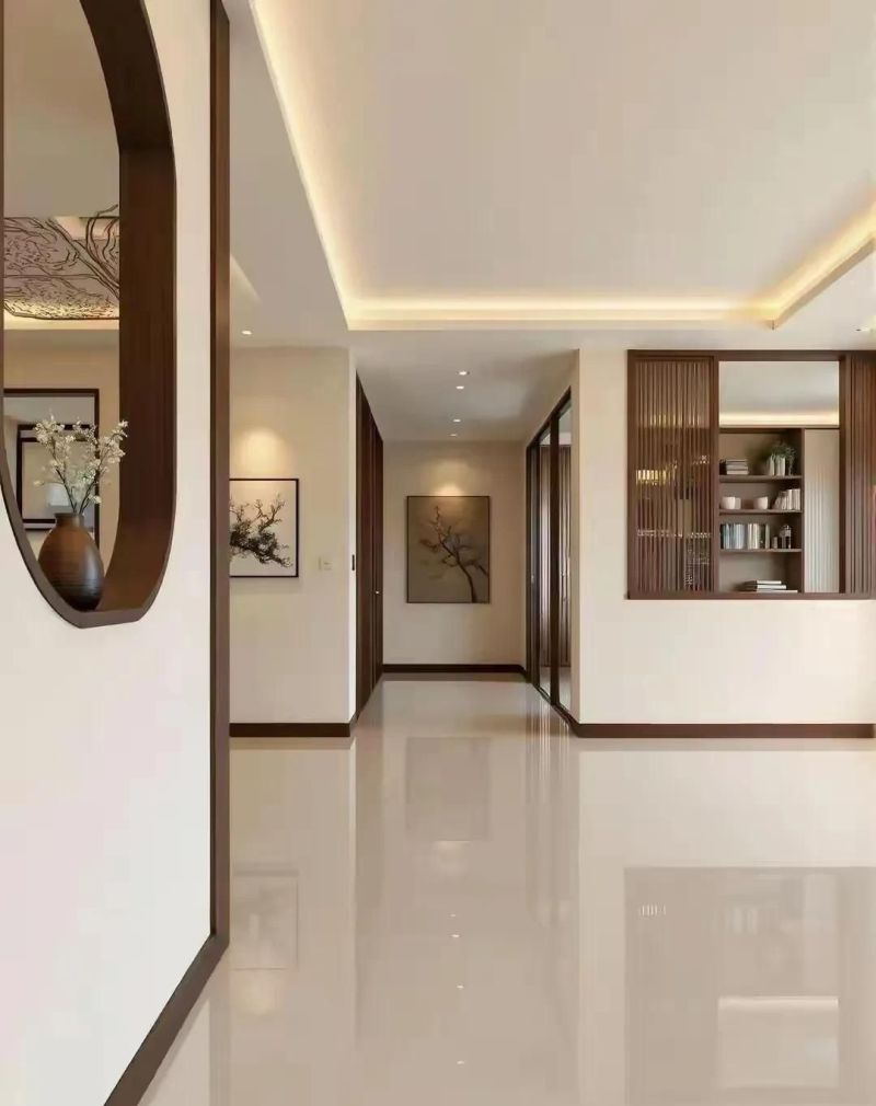 才完成硬装，软装还没进场，这个新中式就美的不得了 - 家居知识