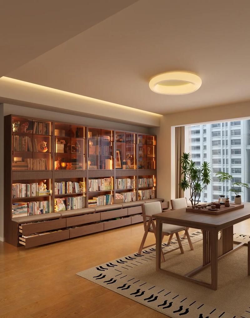 客厅满墙书柜,理想与现实的差距 客厅满墙书柜:理想很丰满,现实很骨感 - 家居知识