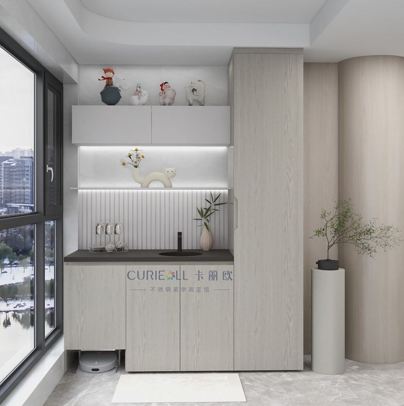 让阳台柜变身多功能空间,告别单一储物时代 让阳台柜不再是单纯的储物工具 - 家居知识