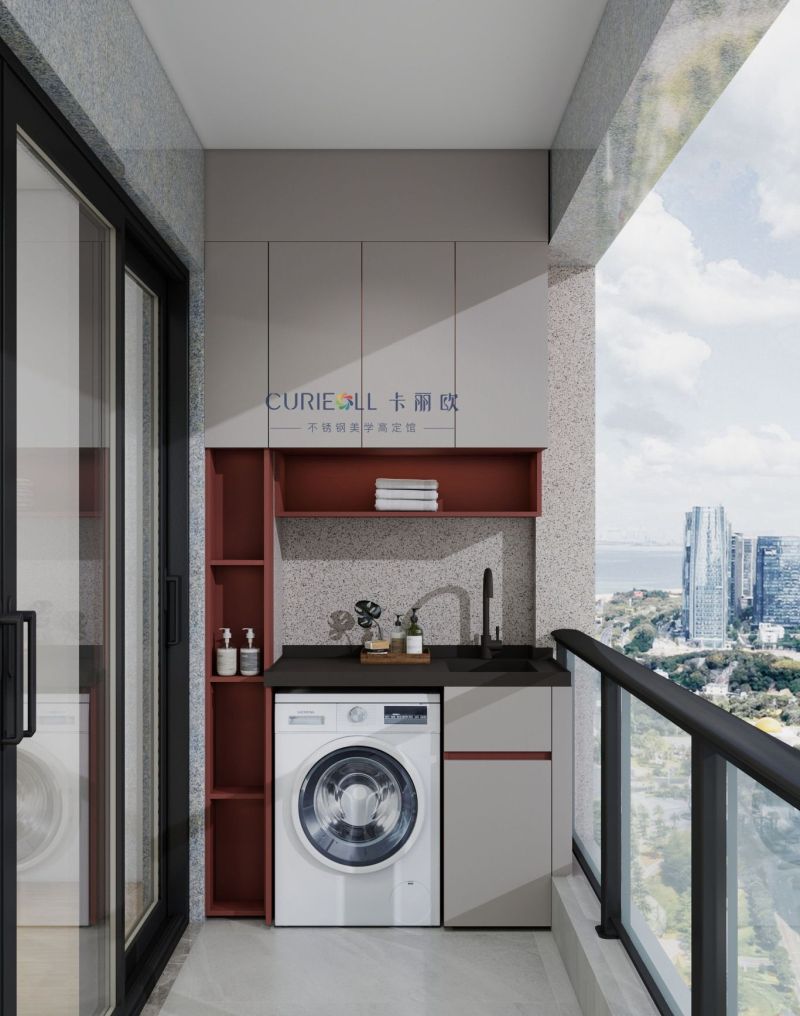 让阳台柜变身多功能空间,告别单一储物时代 让阳台柜不再是单纯的储物工具 - 家居知识