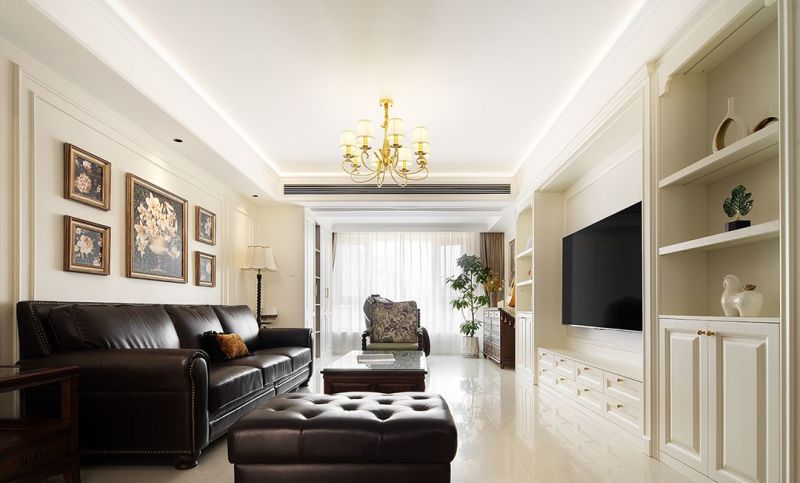 128㎡美式风新案，用细节充盈空间，微复古里藏着生活的优雅从容 - 家居知识