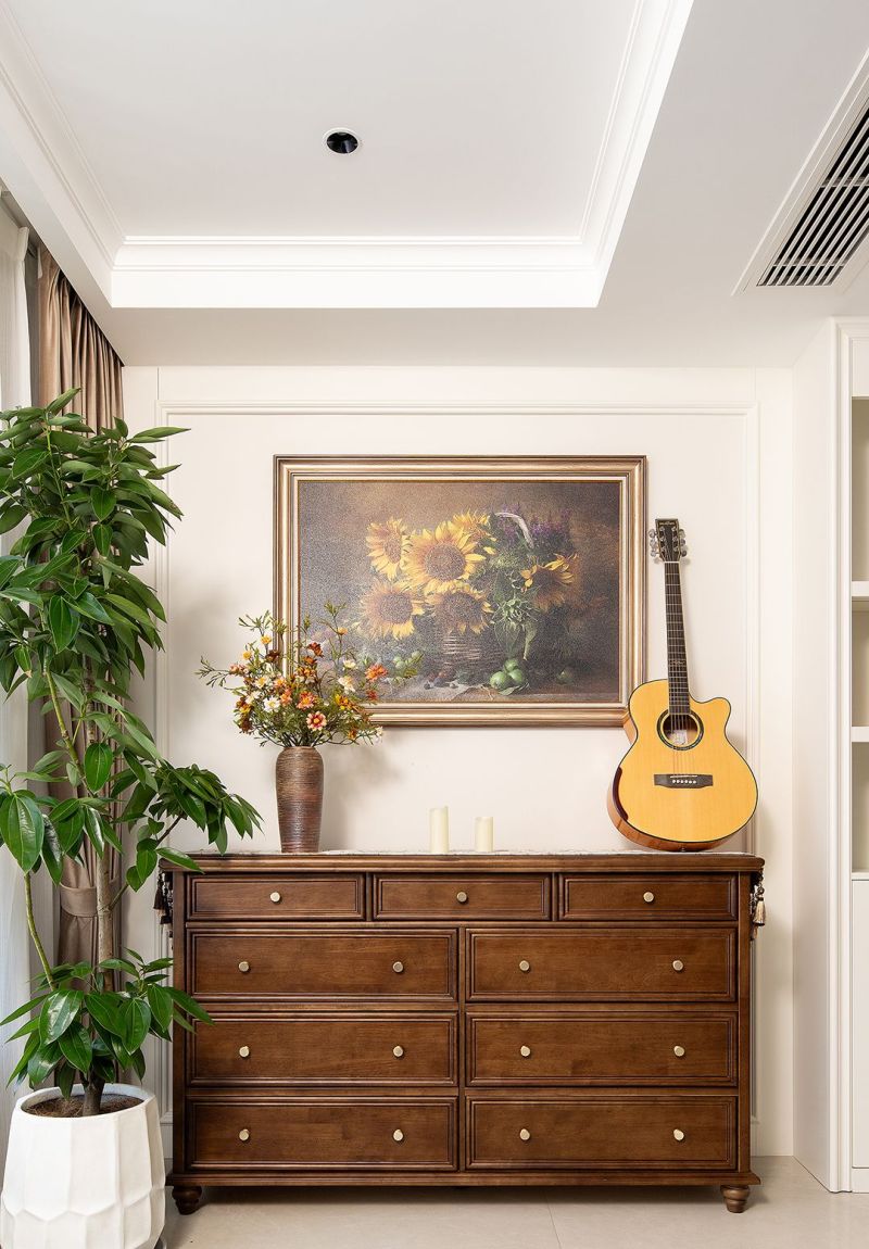 128㎡美式风新案，用细节充盈空间，微复古里藏着生活的优雅从容 - 家居知识