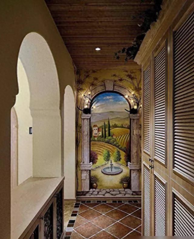 140平法式乡村混搭地中海风，梦幻衣帽间成最大亮点！