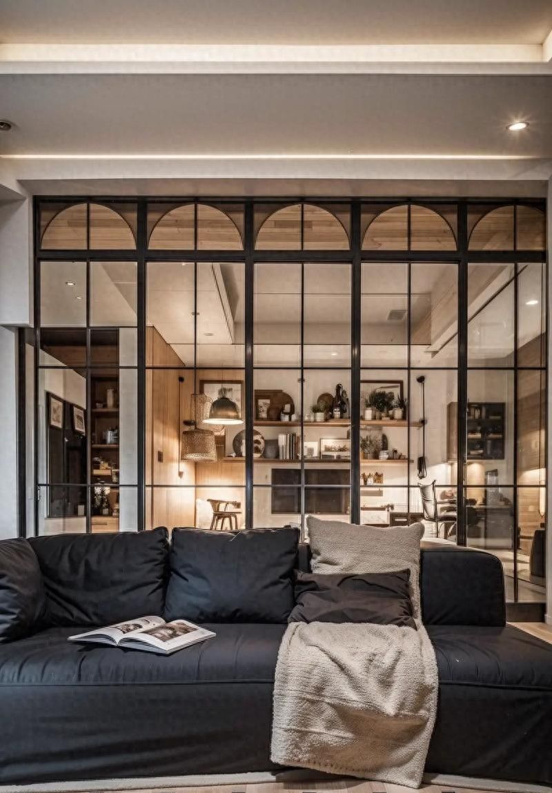 混搭风装修，美式中古融合，重现老家记忆