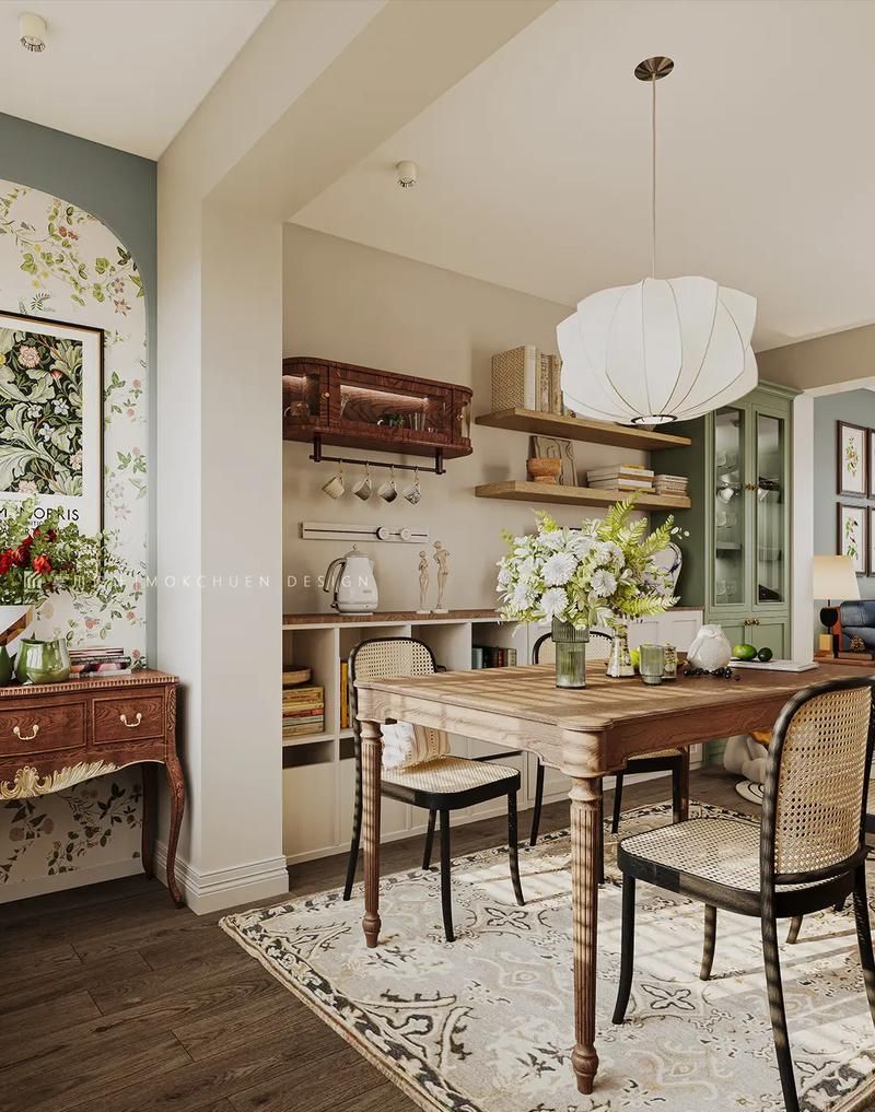 混搭风装修,美式中古融合,重现老家记忆 一半美式,一半中古,我妈说这装修像极了我们老家的味道 - 家居知识