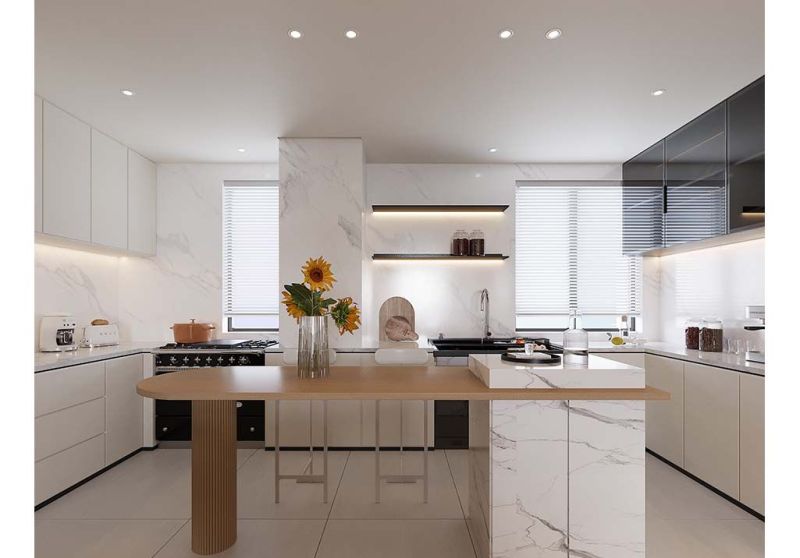 94㎡现代装修|奶油风装出温柔松弛感 - 家居知识