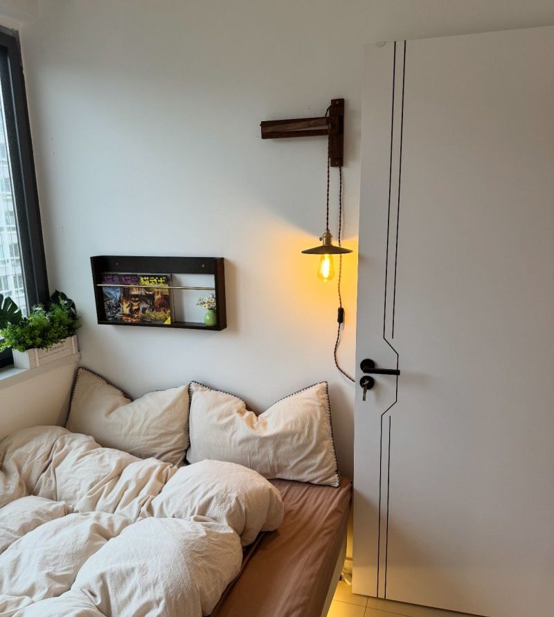 常州姑娘的客厅装修火了：切一半隔出5㎡“阳台房”，一室变两室 - 家居知识