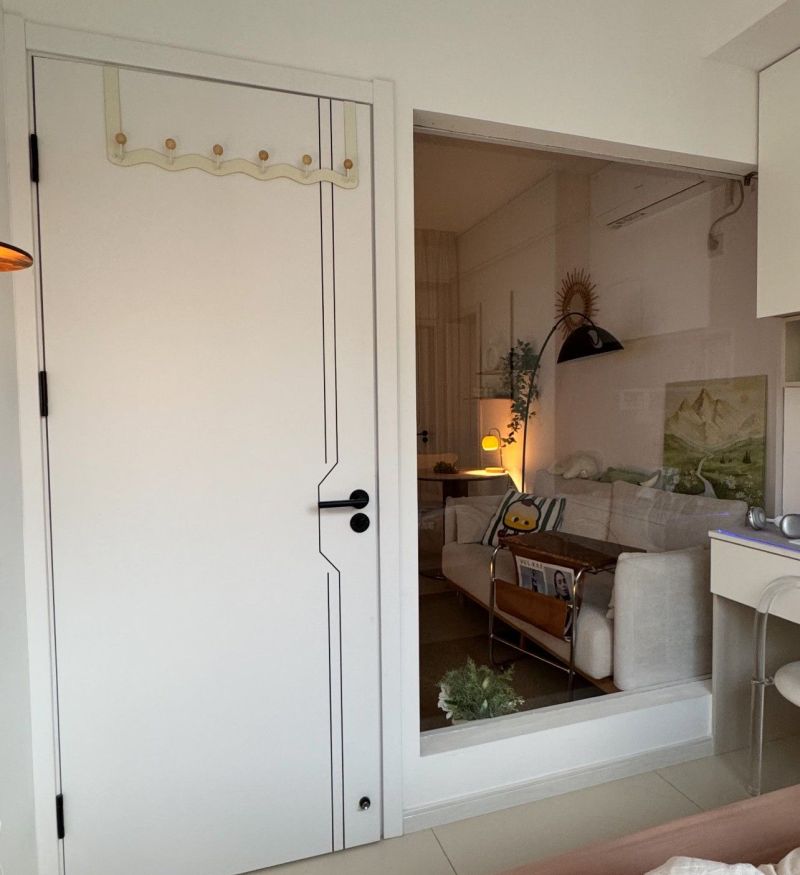 常州姑娘的客厅装修火了：切一半隔出5㎡“阳台房”，一室变两室 - 家居知识