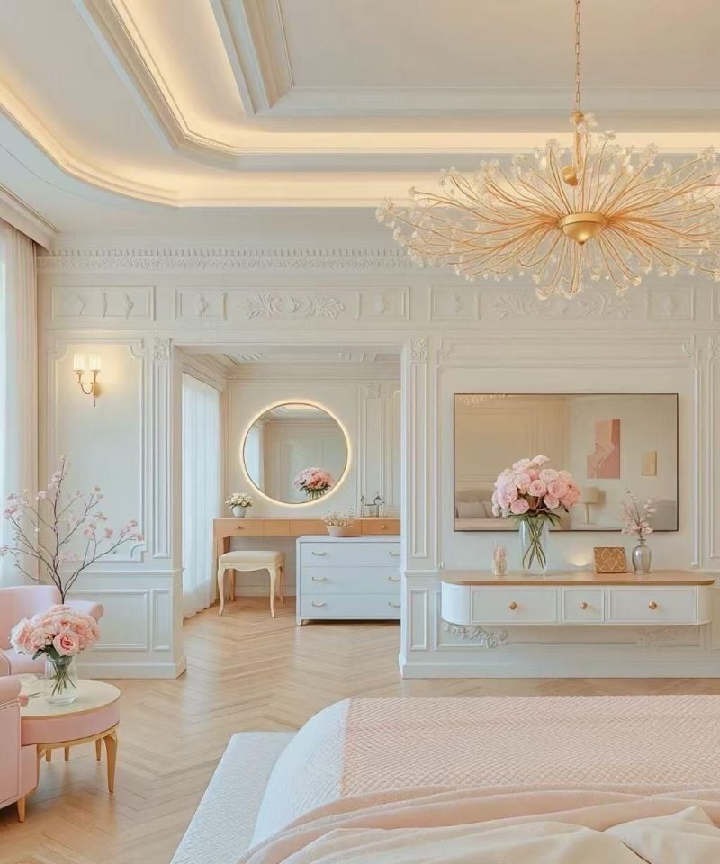 法式奶油风浪漫感真强，家的松弛感藏在每一处细节里简直太舒服了 - 家居知识
