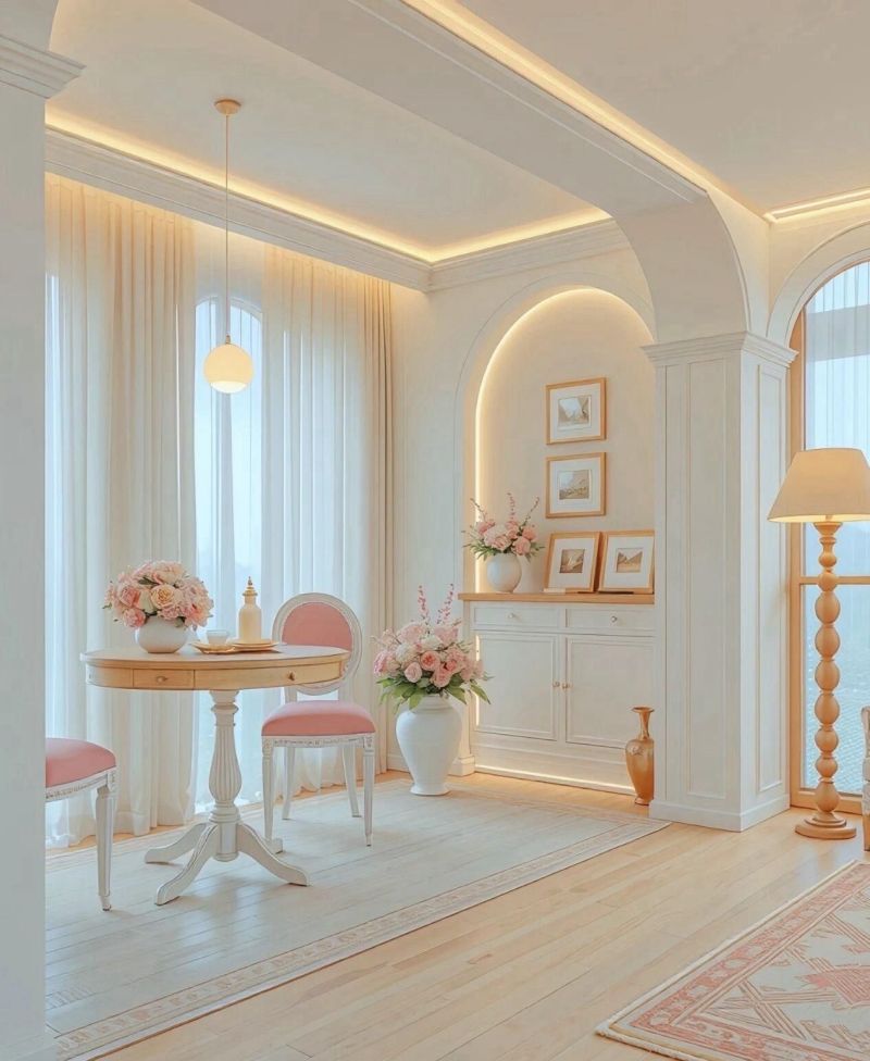 法式奶油风浪漫感真强，家的松弛感藏在每一处细节里简直太舒服了 - 家居知识