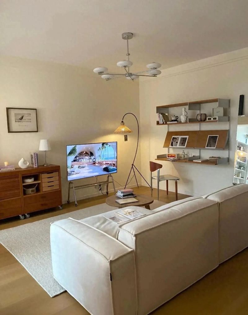 原木奶油风餐客厅，温馨治愈的家居美学