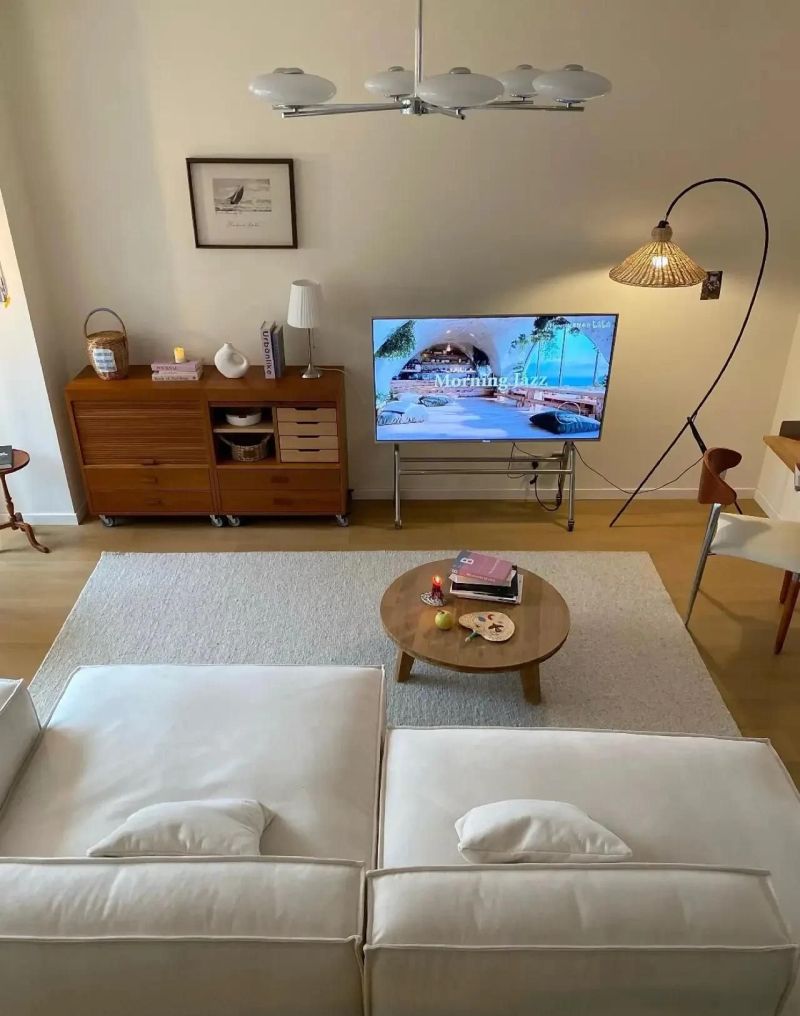 原木奶油风餐客厅,温馨治愈的家居美学 分享/原木奶油风的餐客厅 - 家居知识