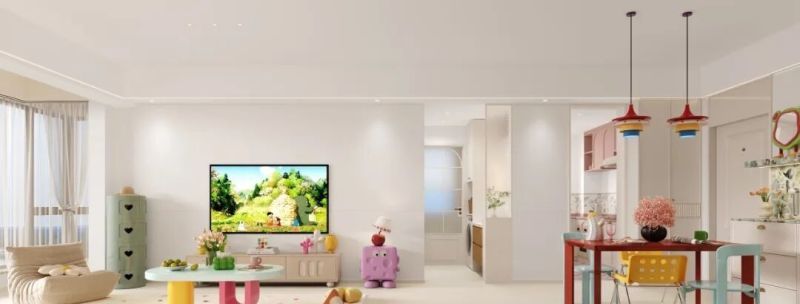 90㎡多巴胺奶油风小家,甜度超标的理想家居范本 汇亚磁砖安利100个理想家| 甜度超标预警!90㎡多巴胺奶油风小家 - 家居知识