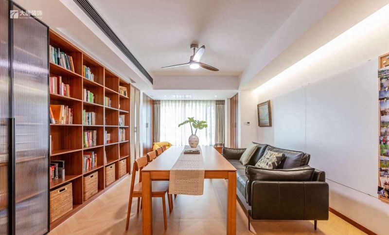 145㎡中古风实景，打破风格束缚的松弛感生活空间