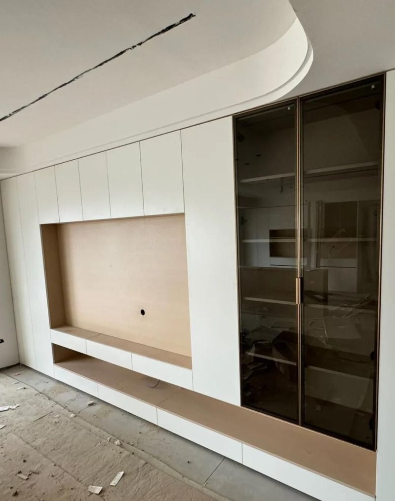 横厅做了满墙电视柜，妈妈说不好看，真的有这么难看吗 - 家居知识