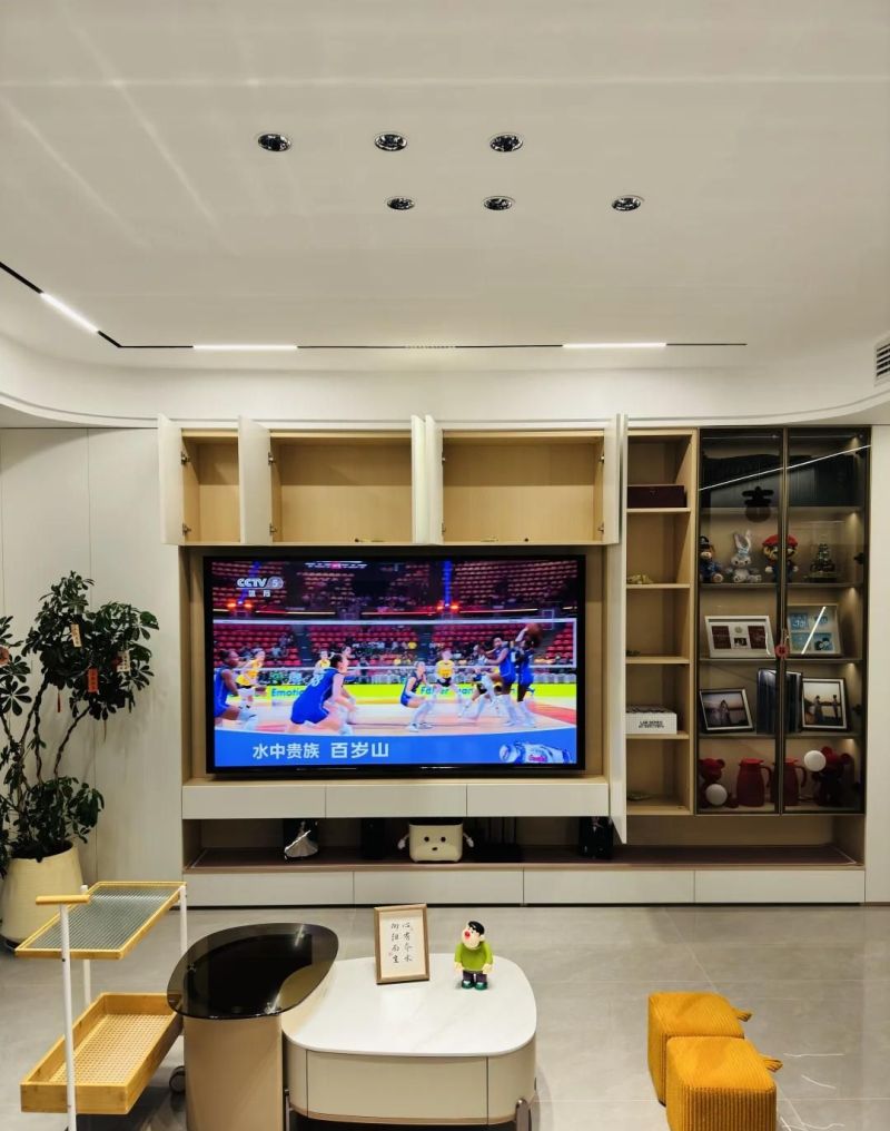 横厅做了满墙电视柜，妈妈说不好看，真的有这么难看吗 - 家居知识