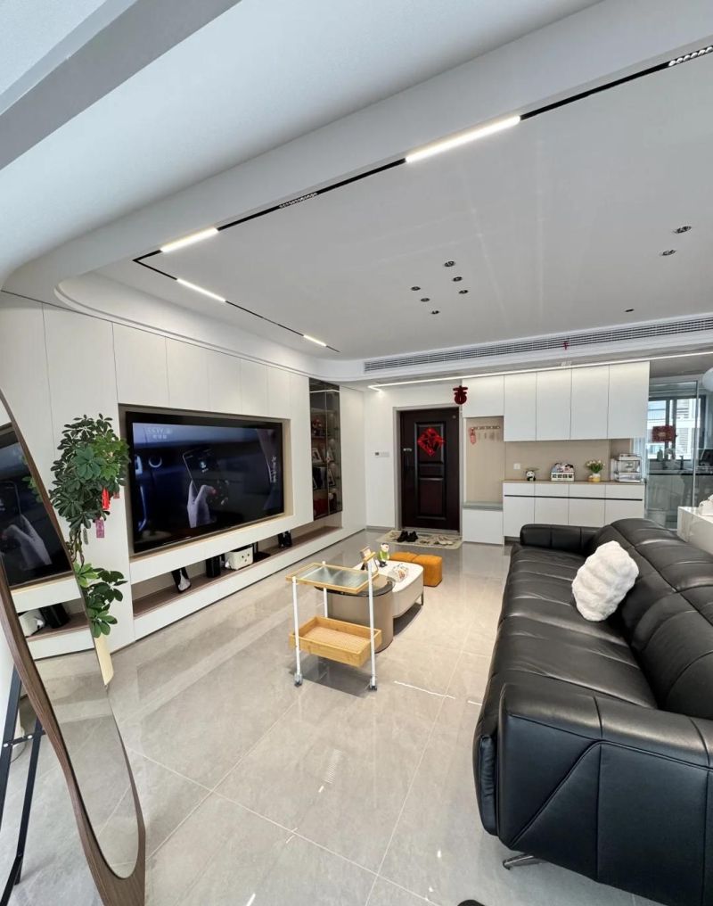 横厅做了满墙电视柜，妈妈说不好看，真的有这么难看吗 - 家居知识