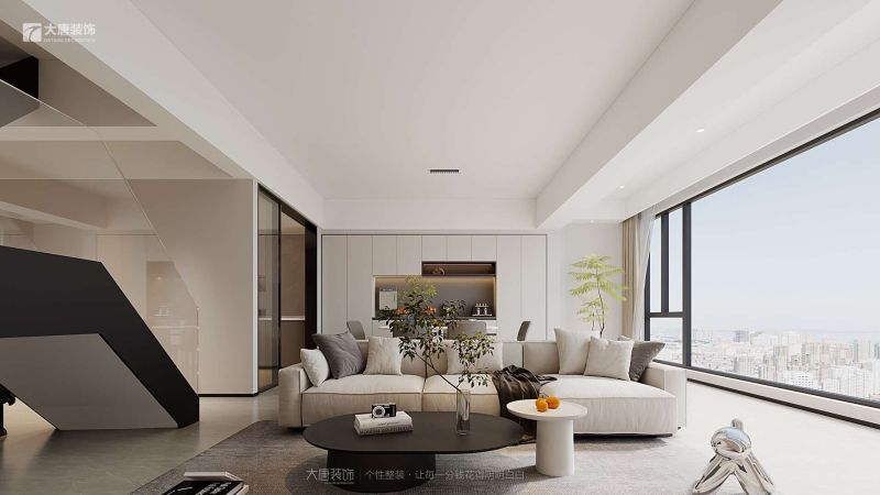 现代风格叠墅装修,简洁线条打造精致生活空间 株洲装修设计:现代风格叠墅装修,简洁线条勾勒精致空间 - 家居知识