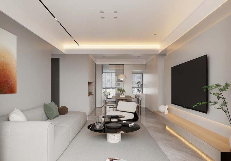 160㎡现代风家装,理性秩序与温柔感的完美融合,打造惬意生活空间 160㎡现代风装修|理性秩序+温柔感,惬意十足! - 家居知识