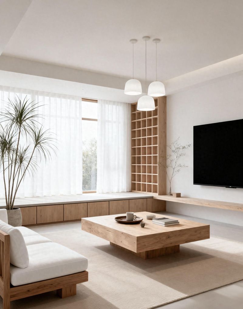 原木风设计，自然美感与实用收纳的完美结合