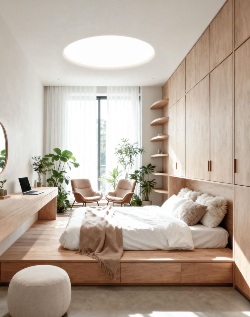 原木风设计,自然美感与实用收纳的完美结合 原木风设计自然接地气,各种收纳也太实用了 - 家居知识