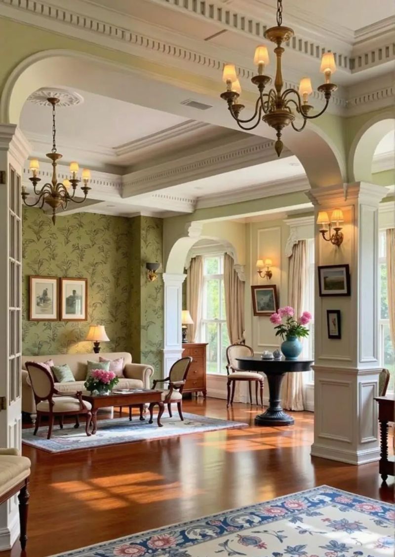 宝子们必看!绿色系法式装修美到犯规,一眼心动! 宝子们,绿色系法式装修美到犯规 - 家居知识