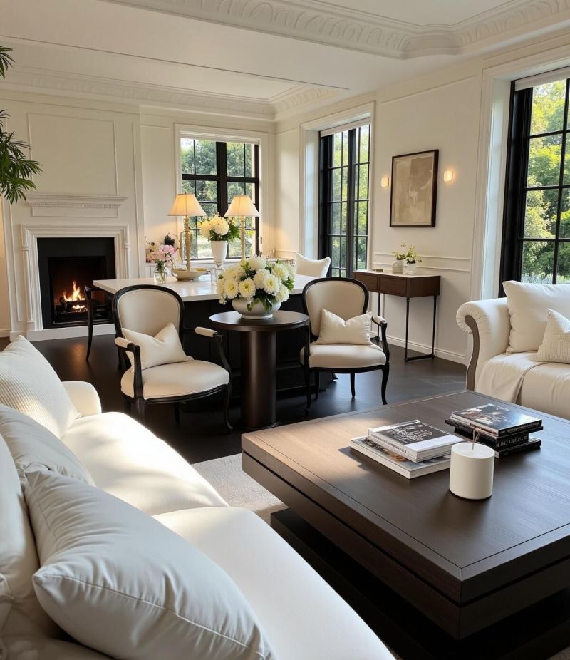 高级感藏不住了！165㎡黑白法式家越住越爱，经典又显大！ - 家居知识