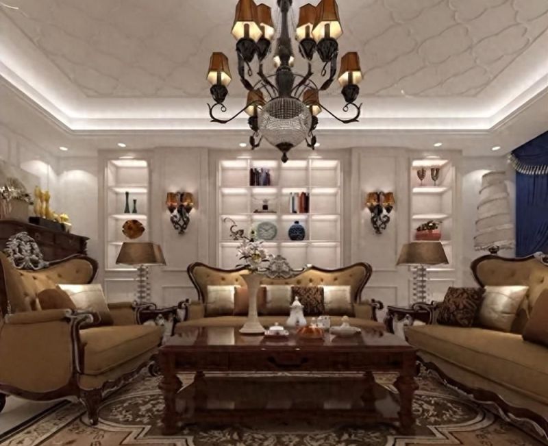 美式新家惊艳亮相，客厅玄关大气非凡，邻居纷纷点赞！