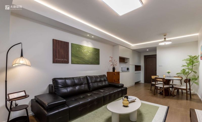 97㎡中古风装修实景,硬装简约基础,软装高级不简单 株洲装修设计:97㎡中古风装修实景,硬装基础,软装就不基础 - 家居知识