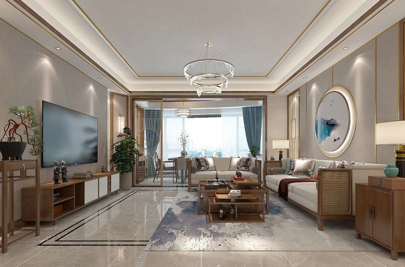 发现一户很有韵味的新中式风格装修，很高级，网友：可以照着装 - 家居知识