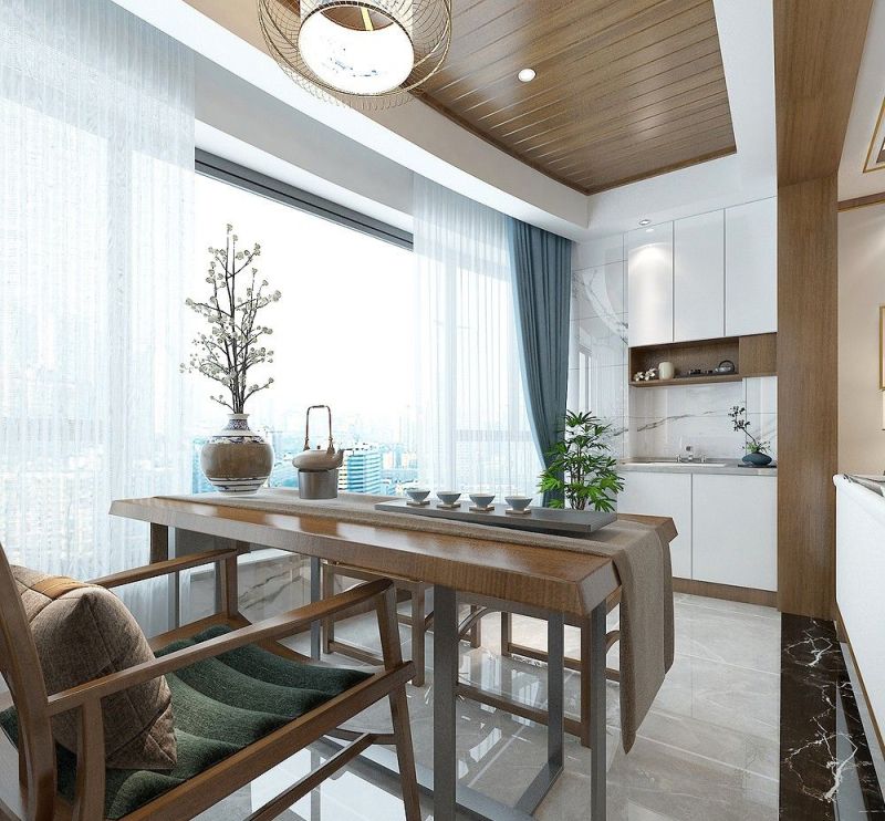 发现一户很有韵味的新中式风格装修，很高级，网友：可以照着装 - 家居知识