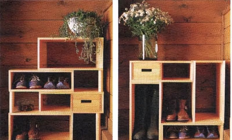 DIY鞋架鞋柜设计,实用制作教程 鞋架和鞋柜设计及做法 - 家居知识