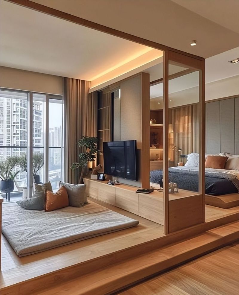 老公坚决不要传统客厅，做了悬空电视柜，大吵一架！完工后无敌了 - 家居知识