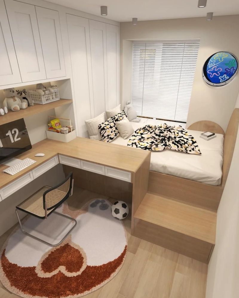 【仕寰家居】50种榻榻米书桌衣柜一体化设计方案(一） - 家居知识