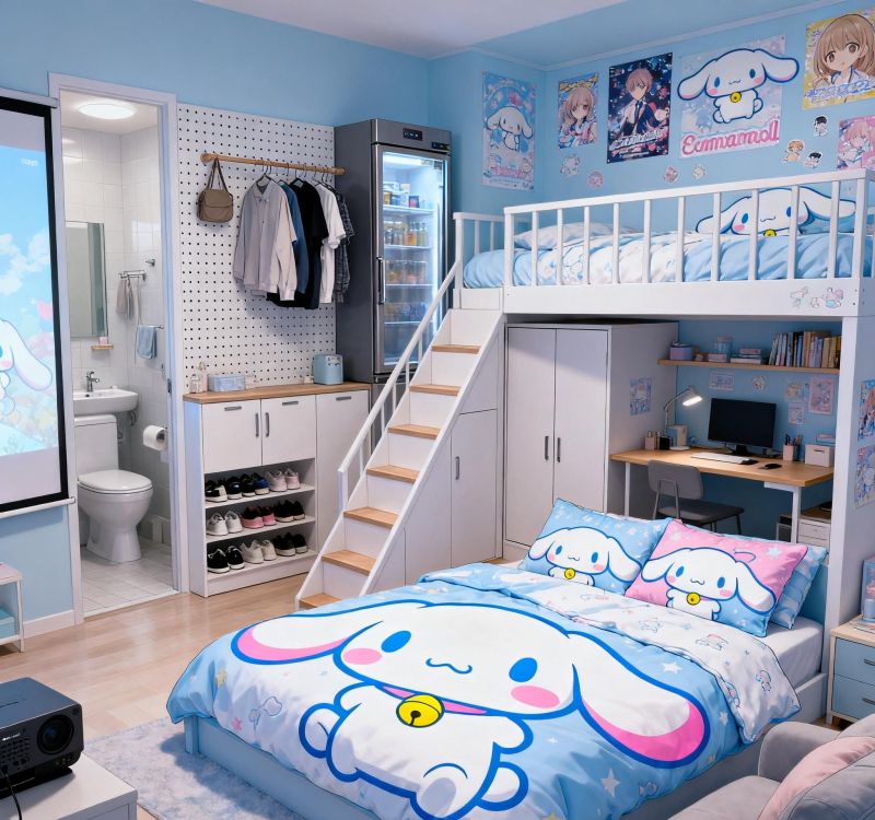 二次元理想家,打破次元壁的装修灵感指南 二次元爱好者购房指南:把“次元壁”搬进现实家 - 家居知识