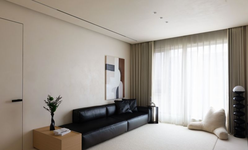 首发x陈洁｜134m²现代极简之家，光与木的静谧对话！ - 家居知识