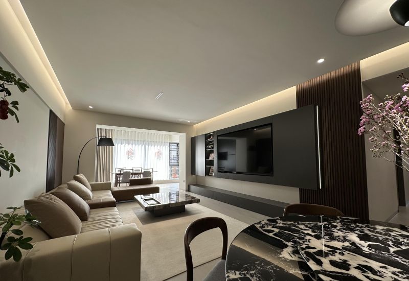 中山一人家，现代时尚风住宅，质感和舒适性融合得恰到好处 - 家居知识