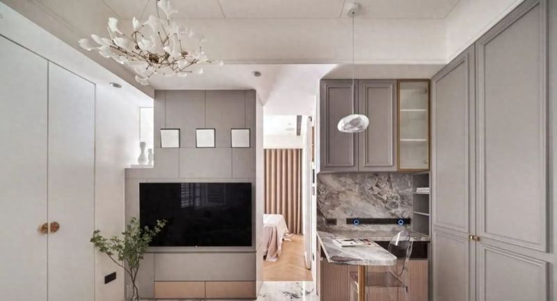 30㎡法式小宅惊艳闺蜜，大浴室+梳妆台，精致生活不将就