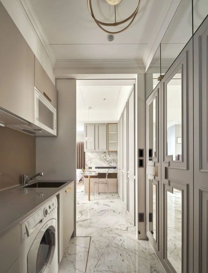 爱了！30㎡法式风格家，有大浴室、梳妆台，闺蜜大赞 - 家居知识