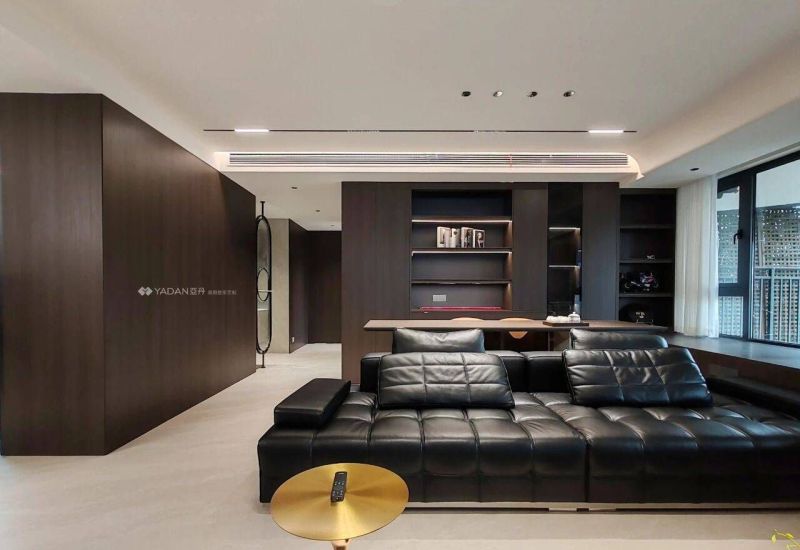130m²意式极简全屋定制,暗调美学演绎高级格调 全开放式整家定制,130m²意式极简风,暗调的高级美学! - 家居知识