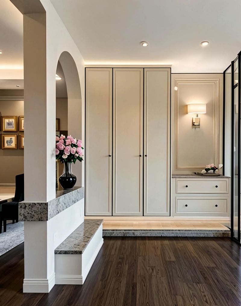 7㎡次卧改独立衣帽间,石膏线+法式立大功～ - 家居知识