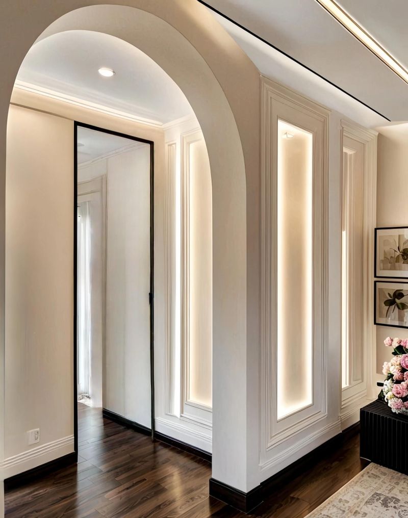 7㎡次卧改独立衣帽间,石膏线+法式立大功～ - 家居知识