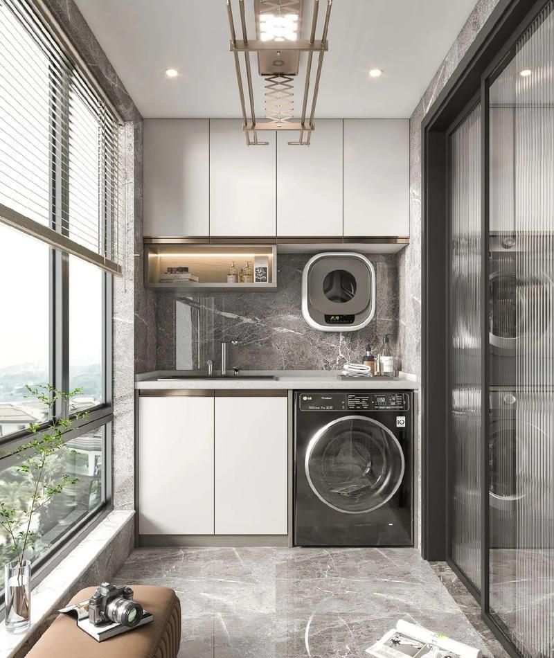 等我买房，打死不装电视柜榻榻米！学他家阳台打满柜，实用到哭！ - 家居知识