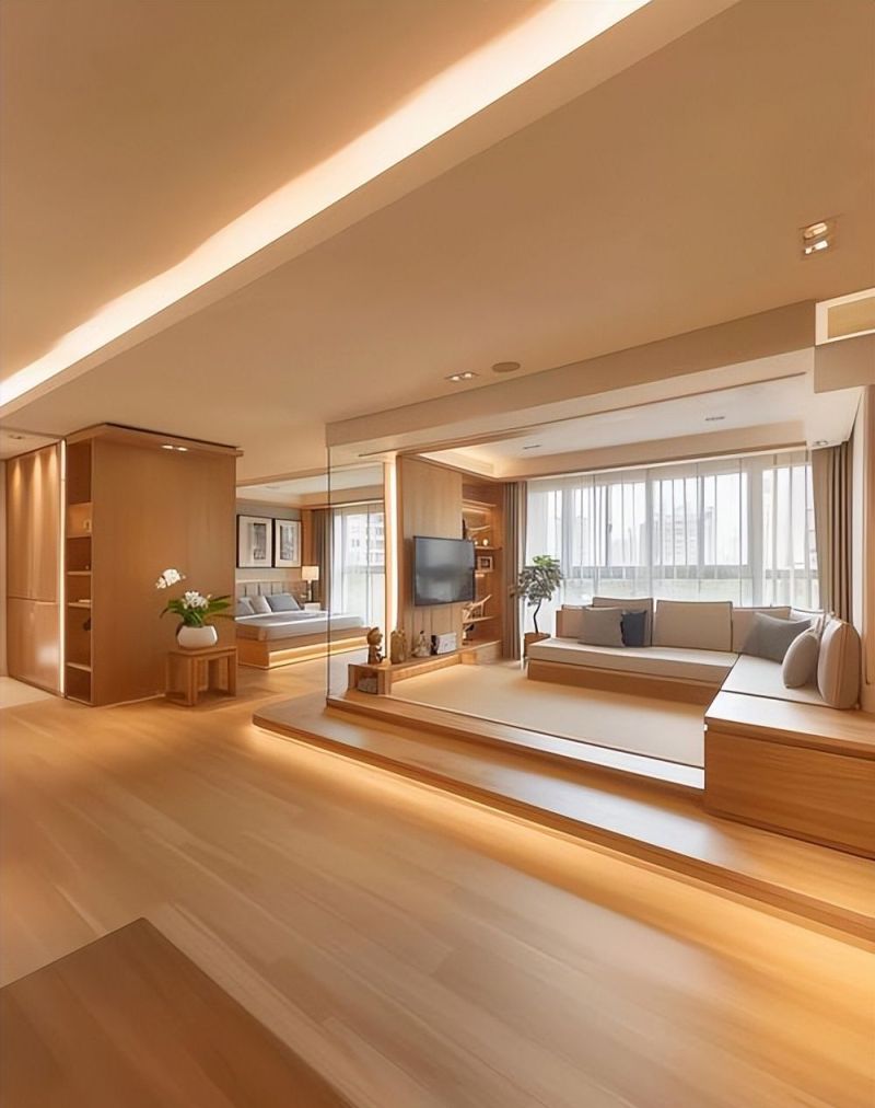 等我买房，打死不装电视柜榻榻米！学他家阳台打满柜，实用到哭！ - 家居知识