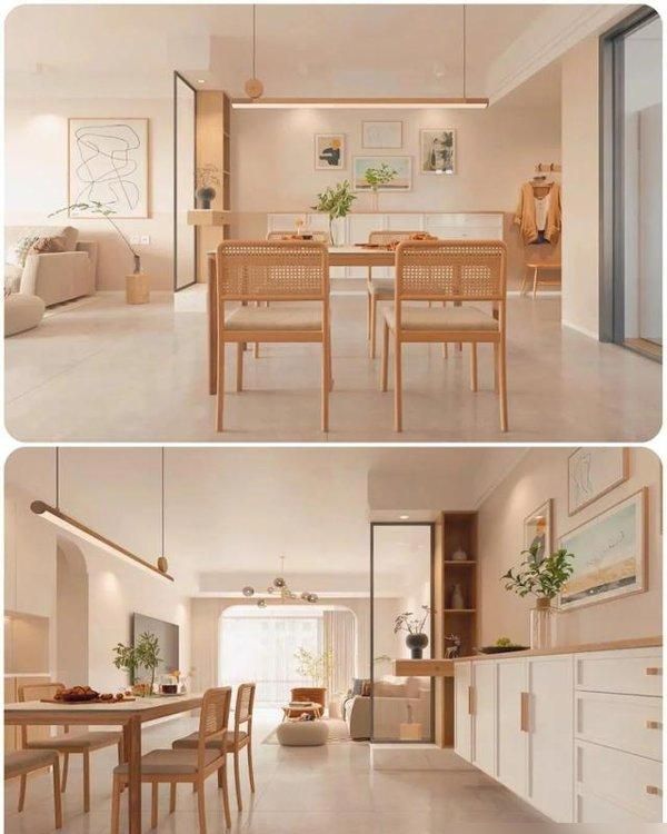 8万预算,85㎡原木风小家,穷装也能显大又温馨 - 家居知识