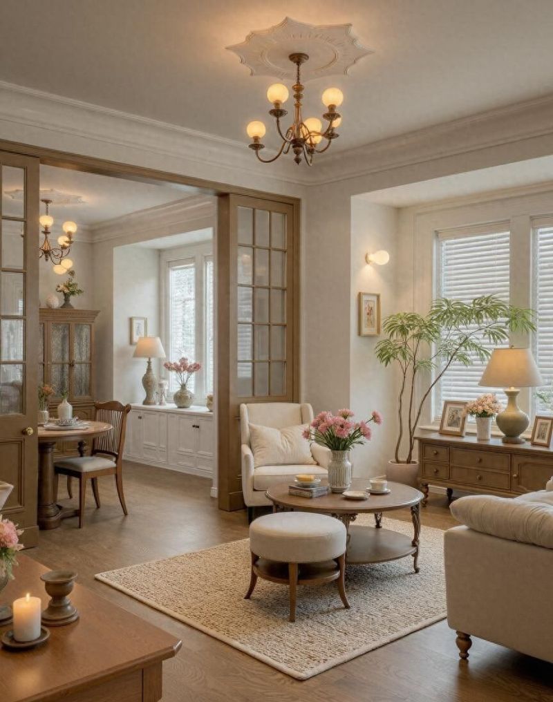 123㎡奶油法式新家，美到没朋友！